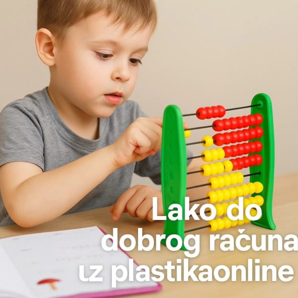 Računaljka za decu - abakus 18x18 cm