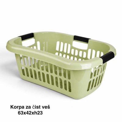 Korpa za čist veš 63 × 42 × H23 cm drina