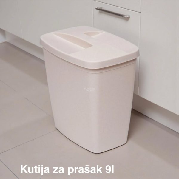 Kutija za prašak 9L, Plastična kutija za prašak, Kutija za deterdžent, Kutija za prašak sa poklopcem, Kutija za veš prašak, kutije za prašak pesak