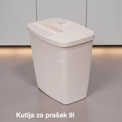 Kutija za prašak 9L, Plastična kutija za prašak, Kutija za deterdžent, Kutija za prašak sa poklopcem, Kutija za veš prašak, kutije za prašak pesak