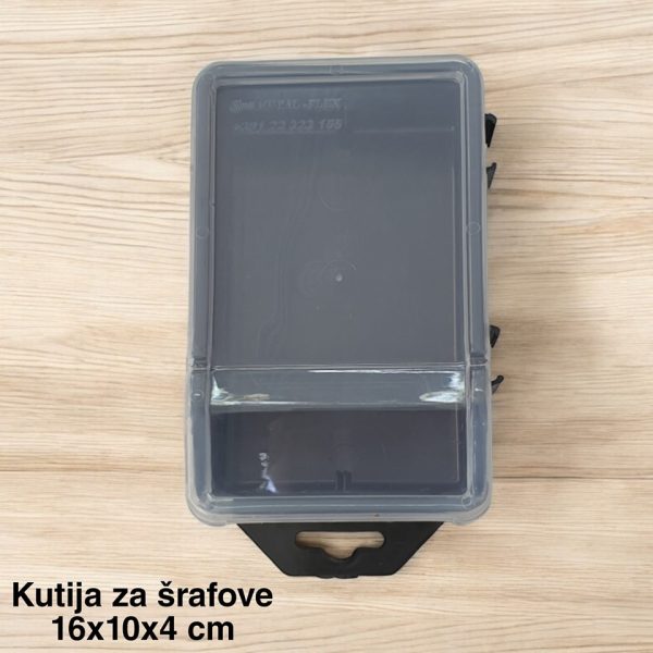 Kutija za šrafove 16x10x4 cm , klaseri za srafove