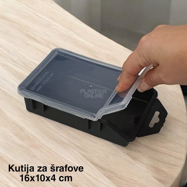 Kutija za šrafove 16x10x4 cm , klaseri za srafove
