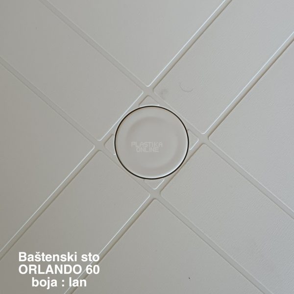 Sto baštenski 60x60 Orlando, plasticni sto, sto za bastu, mali sto, bastenski sto