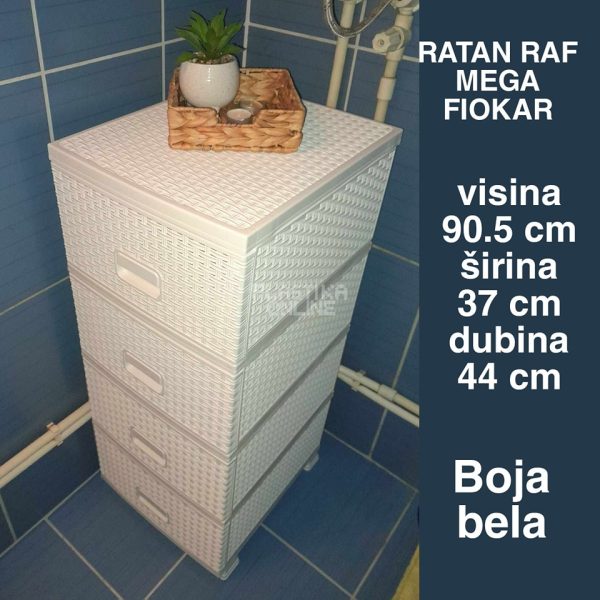 ratan raf mega fiokar , plasticni fiokar, fiokar sa 4 fioke