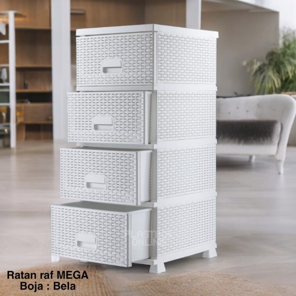 ratan raf mega fiokar , plasticni fiokar, fiokar sa 4 fioke