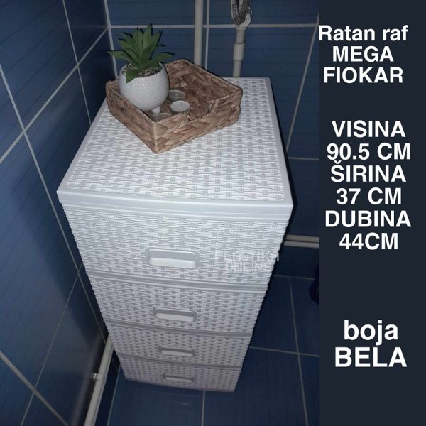 ratan raf mega fiokar , plasticni fiokar, fiokar sa 4 fioke