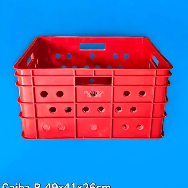 Gajba B 49x41x26cm , plasticne gajbe, gajbe za hleb, gajbe za maline, plasticne gajbice za voće, plasticne gajbe velike, plasticna kaseta,