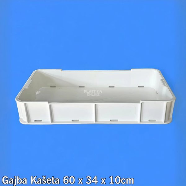 Gajba Kašeta 60 x 34 x 10cm, Plasticne gajbe, gajbe za hleb, plasticne gajbice za voce, plasticna kašeta za transport hrane, transport zamrznutih namirnica 1 1