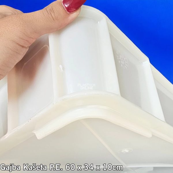 Gajba Kašeta P.E. 60 x 34 x 10cm, Plasticne gajbe, gajbe za hleb, plasticne gajbice za voce, plasticna kašeta za transport hrane, transport zamrznutih namirnica