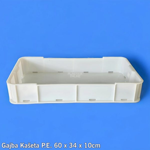 Gajba Kašeta P.E. 60 x 34 x 10cm, Plasticne gajbe, gajbe za hleb, plasticne gajbice za voce, plasticna kašeta za transport hrane, transport zamrznutih namirnica