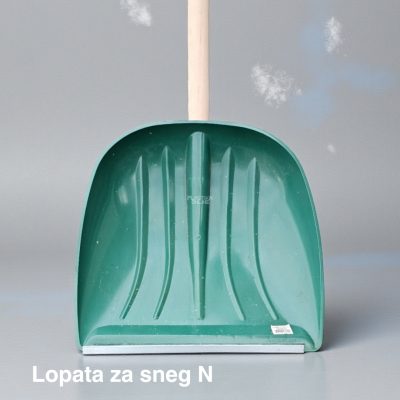 Lopata za sneg N 160 cm sa metalnim ojačanjem , Plastična lopata za sneg, Lopata za sneg sa metalnim ojačanjem,