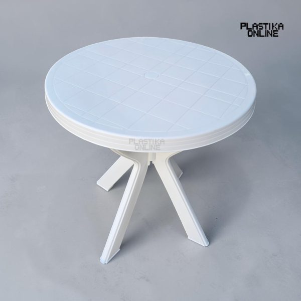 Plastični okrugli sto za baštu prečnika 70cm
