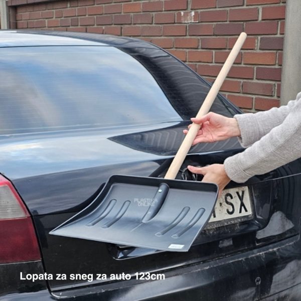 Lopata za sneg za auto 123 cm, lopate za sneg, Plastična lopata za sneg, Lopata za sneg za gepek