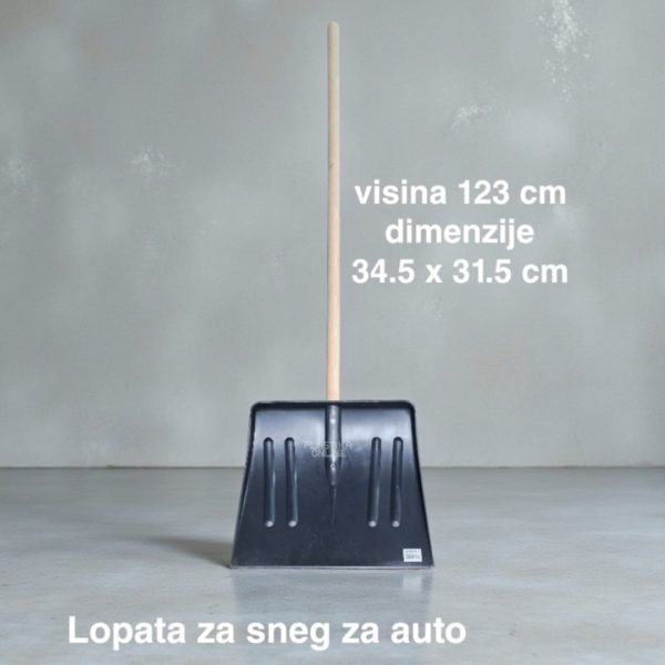 Lopata za sneg za auto 123 cm, lopate za sneg, Plastična lopata za sneg, Lopata za sneg za gepek
