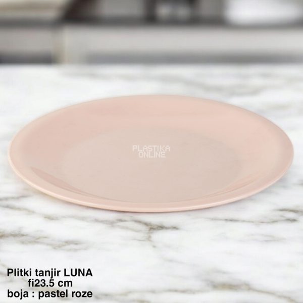 Plitki Tanjir LUNA fi23 , plasticni tanjiri, visekratni tanjiri, plitki tanjiri 