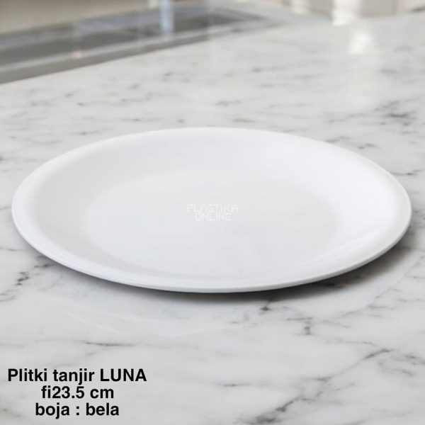 Plitki Tanjir LUNA fi23 , plasticni tanjiri, visekratni tanjiri, plitki tanjiri 