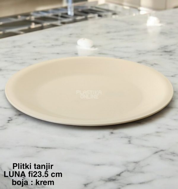Plitki Tanjir LUNA fi23 , plasticni tanjiri, visekratni tanjiri, plitki tanjiri 
