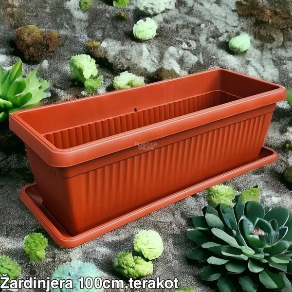 zardinjera mediteran 100, zardinjere sa kukom, zaridnjere za balkon, zardinjere sa podmentacem, zardinjere 100 , duboke zardinjere , velike zardinjere
