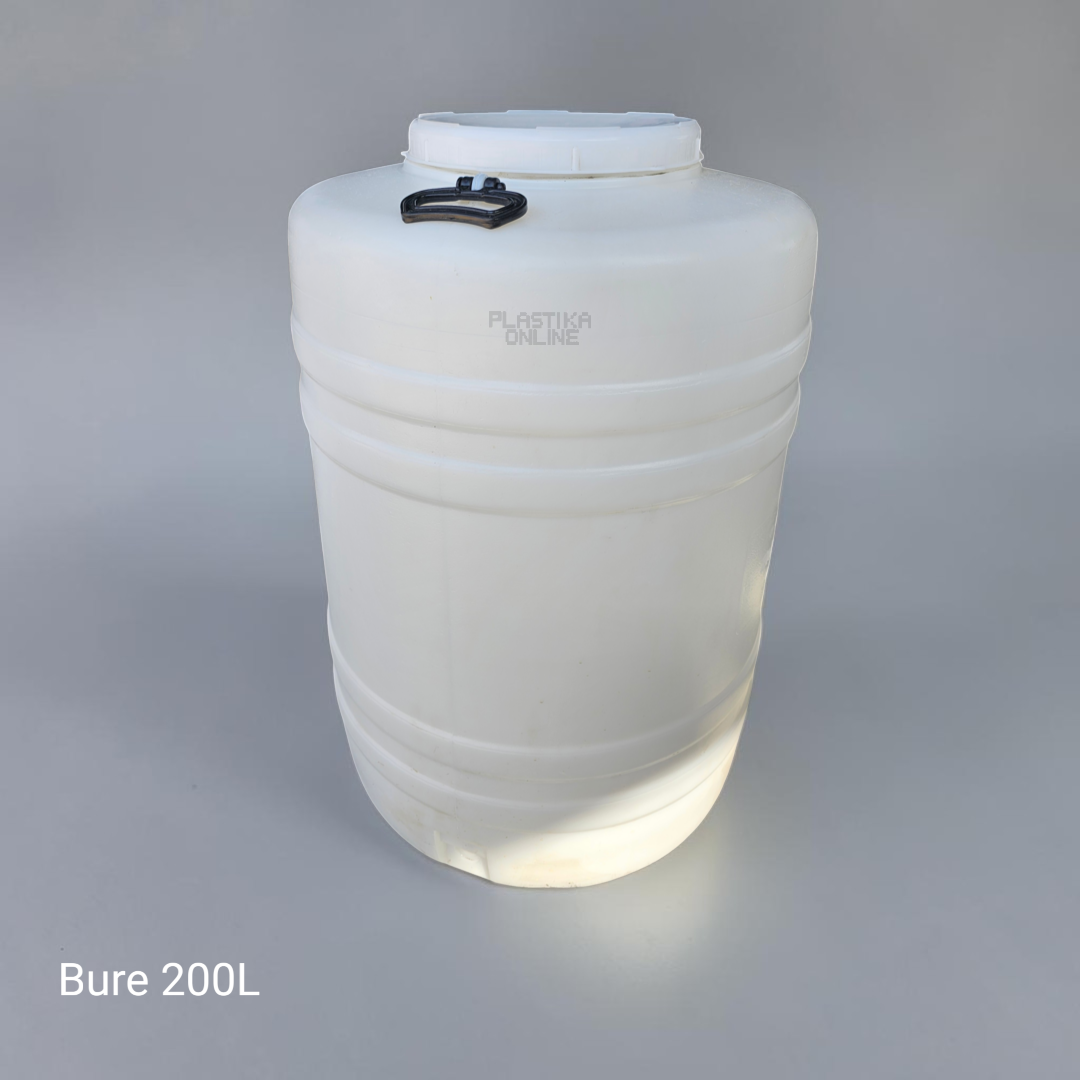 Plastično bure 200l za kupus bele boje HDPE materijal