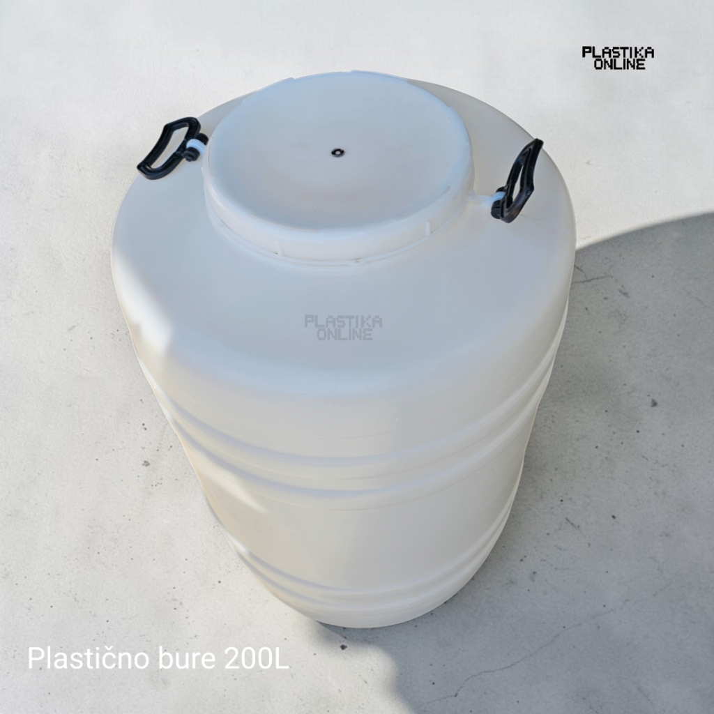 Plasticno bure 200L za kupus sa poklopcem Zlatar