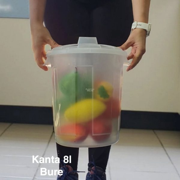 Kanta 8L, mini bure, Plastična kanta za zimnicu, Mini bure za domaćinstvo , Kanta za ajvar, turšiju i kiselo povrće,