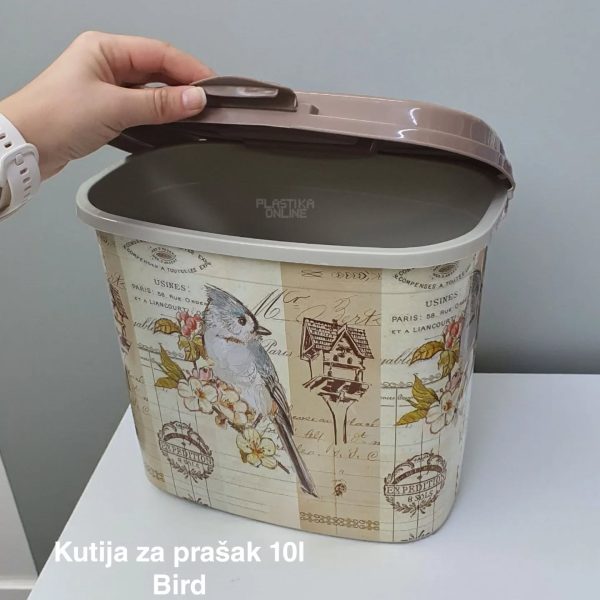 Kutija za prašak 10L, Plastična kutija za prašak, Kutija za prašak sa čvrstim poklopcem, Kutija za deterdžent 10L , Plastična kutija sa poklopcem za prašak, korpa za prašak 10L