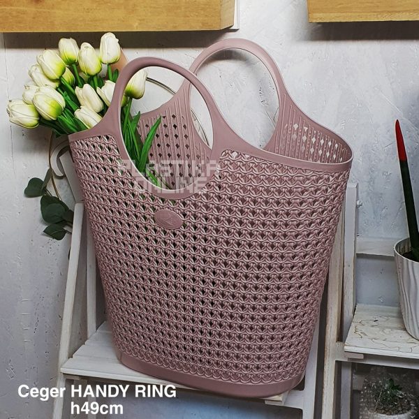 Plastični Ceger HANDY RING h49, plasticna torba, visenamenski ceger, ceger za prodavnicu, ceger za plazu