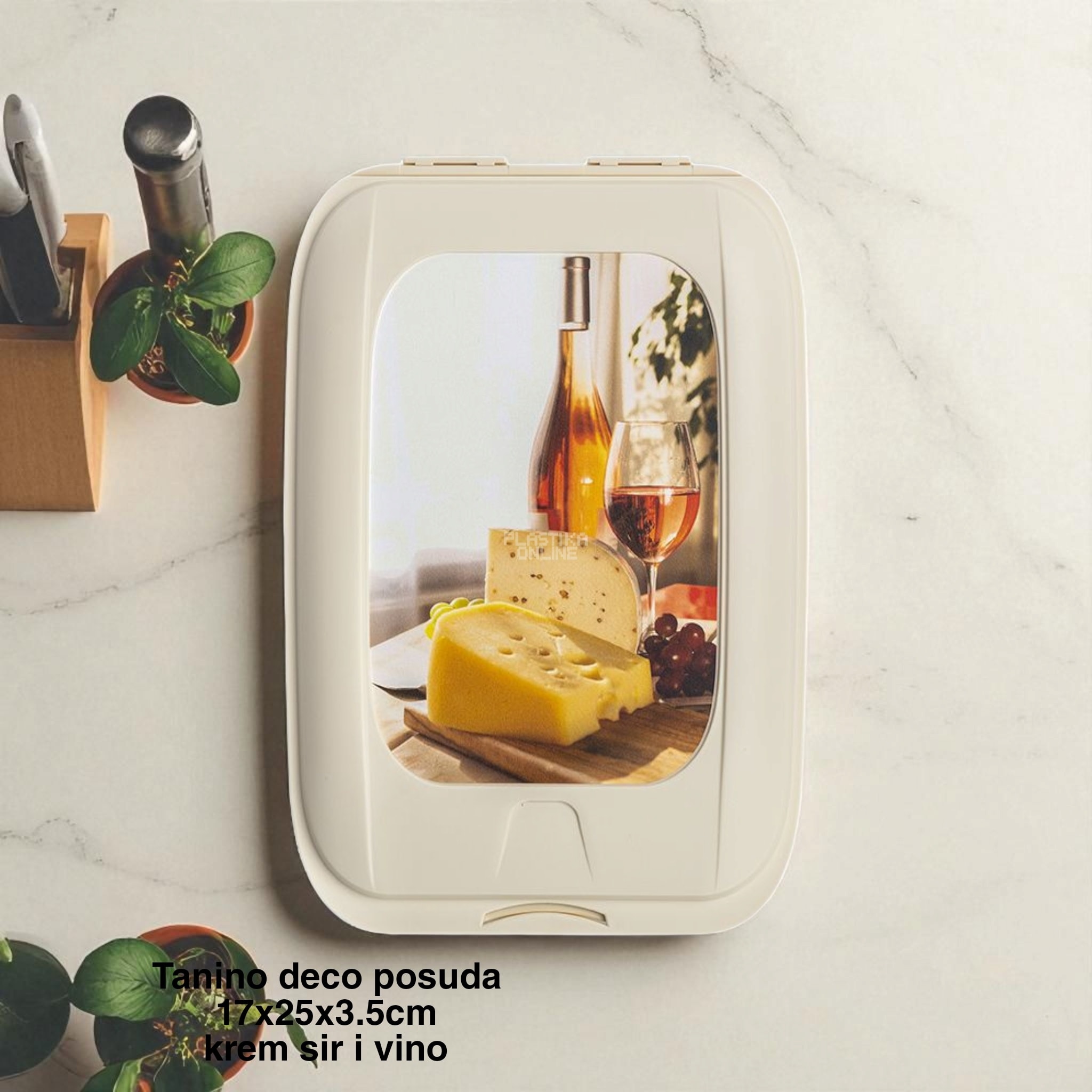 Tanino Deco Posuda za odlaganje hrane 17 , posuda za meze i predjela, Plastična posuda za serviranje