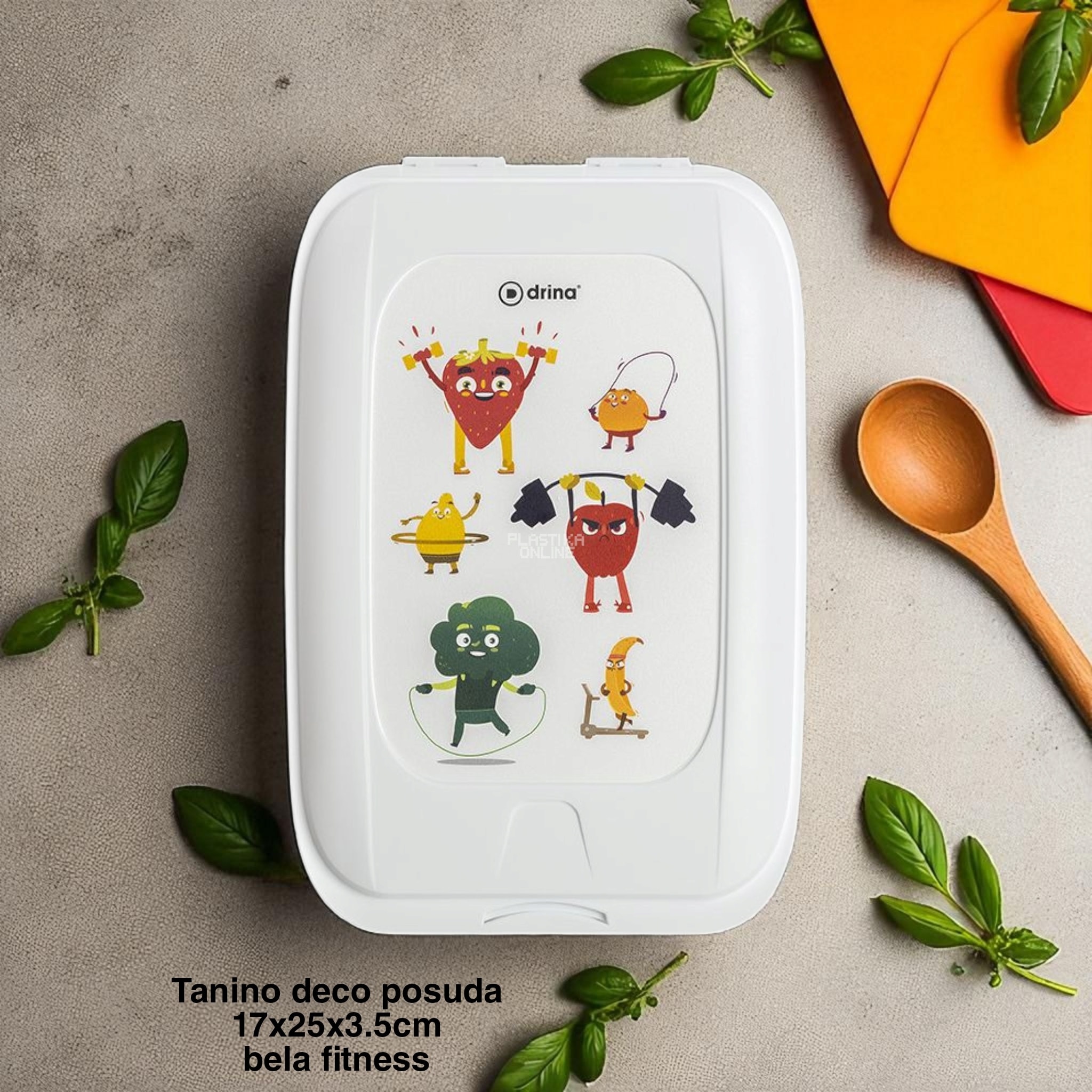 Tanino Deco Posuda za odlaganje hrane 17 , posuda za meze i predjela, Plastična posuda za serviranje