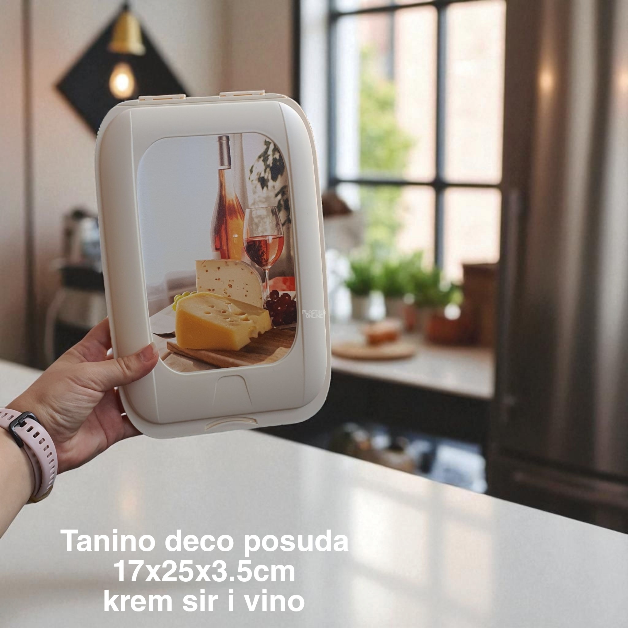 Tanino Deco Posuda za odlaganje hrane 17 , posuda za meze i predjela, Plastična posuda za serviranje