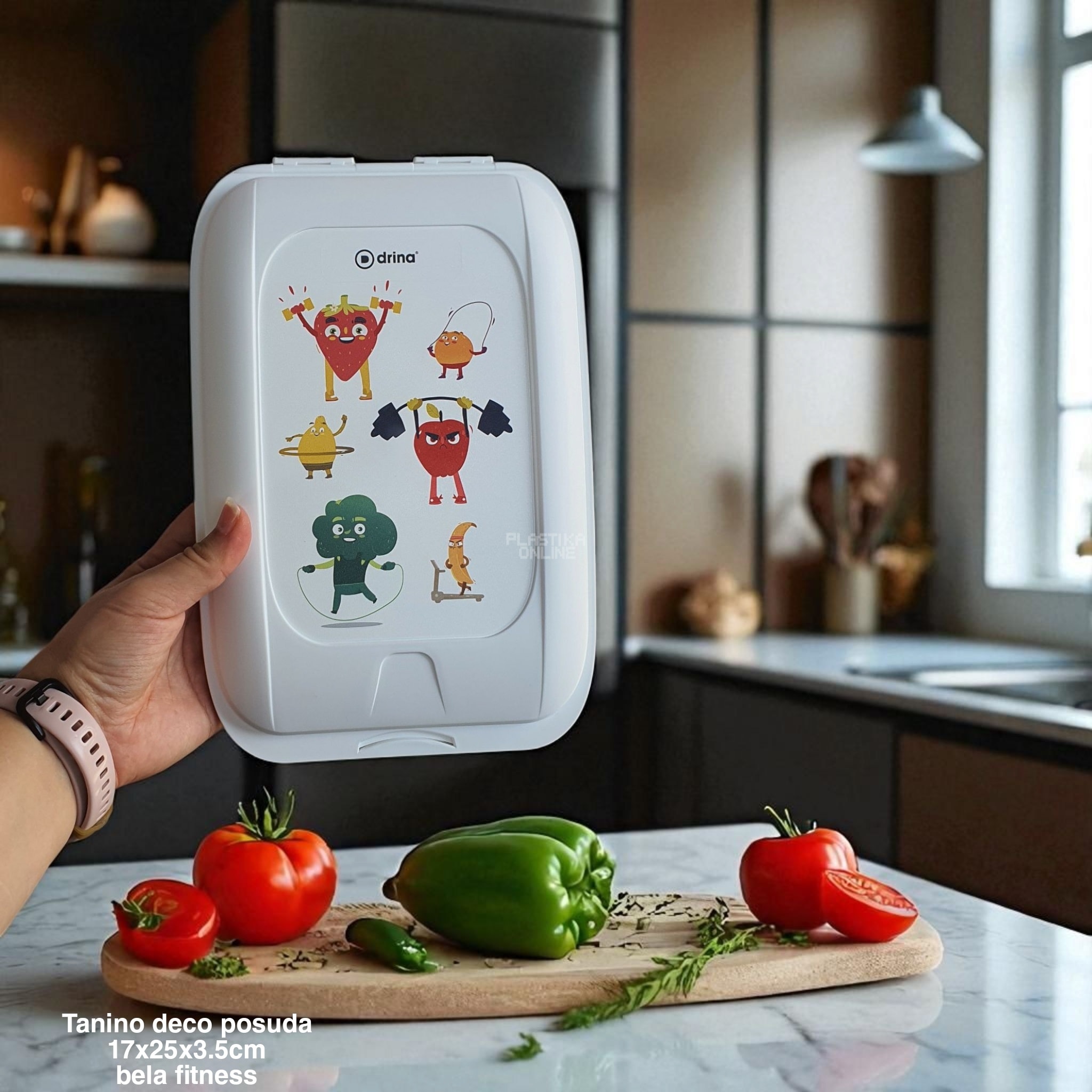 Tanino Deco Posuda za odlaganje hrane 17 , posuda za meze i predjela, Plastična posuda za serviranje