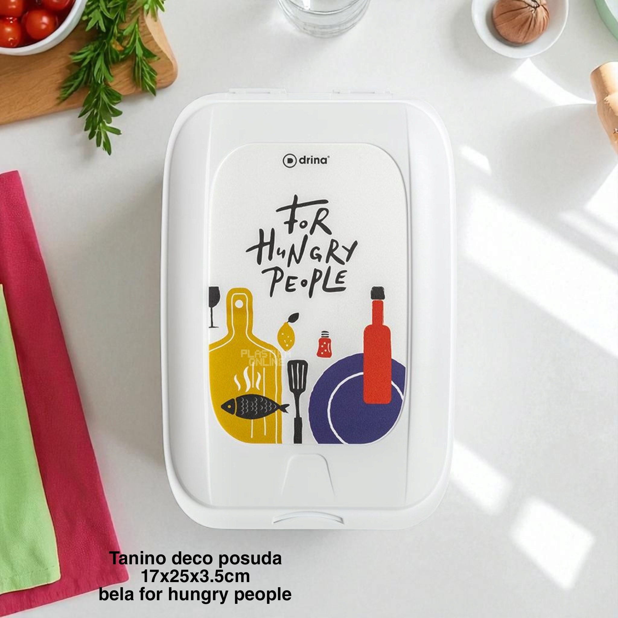 Tanino Deco Posuda za odlaganje hrane 17 , posuda za meze i predjela, Plastična posuda za serviranje