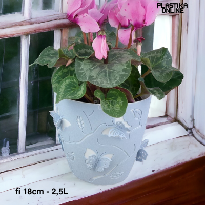 Saksija Butterfly 3D fi18cm 2,5L