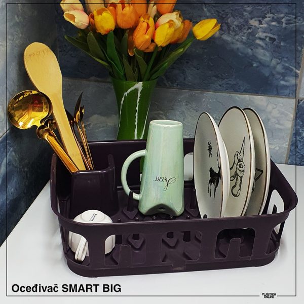 Oceđivač SMART BIG , plasticni ocedjivac, plasticne cedke, cedke za sudove
