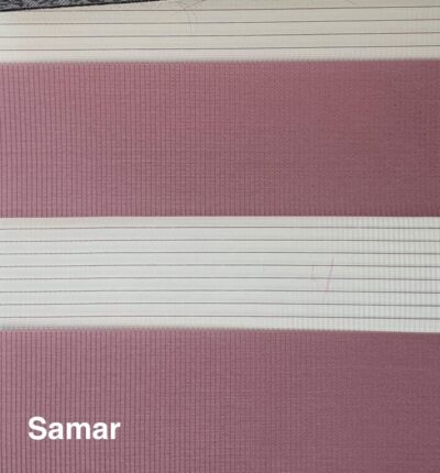 Zebra zavese 54x120cm sa kukom (50cm širina platna) - SAMAR, pastel roza