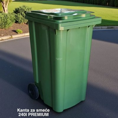 Kanta za smeće 240 L PREMIUM , Kanta za đubre, Kanta za otpatke, Kante za smeće, Plastične kante za smeće, Zelena kanta za smeće