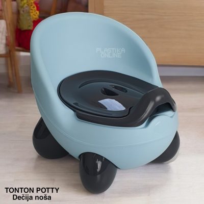 TONTON Potty Dečija noša PLAVA, noše za decu, noša za bebe, zanimljiva noša, noša za odvikavanje od pelena