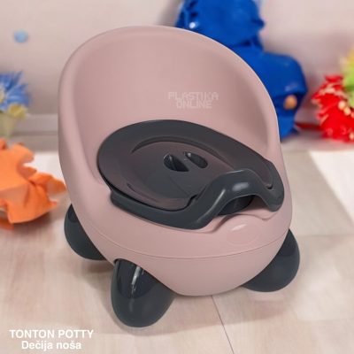 TONTON Potty Dečija noša roza, noše za decu, noša za bebe, zanimljiva noša, noša za odvikavanje od pelena