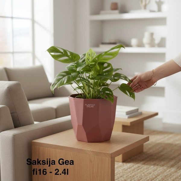 saksija gea, plasticne saksije, saksije za cvece, saksije za bastu