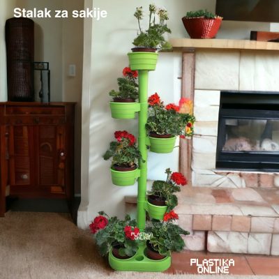 Stalak za cveće i saksije h111 cm , stalak za saksije, sobni stalak za cvece, stalci za cvece, plasticni stalak za cvece, drzaci za saksije