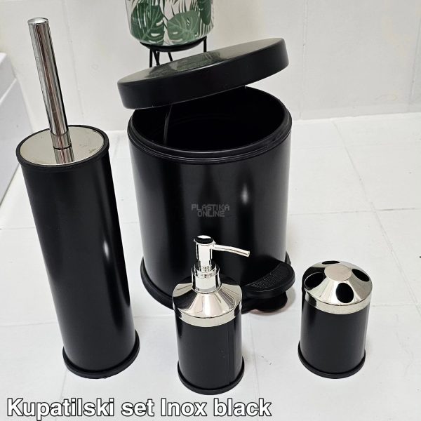 Set za kupatilo 4u1 INOX , moderno kupatilo, dugotrajni set za kupatilo, INOX set za kupatilo