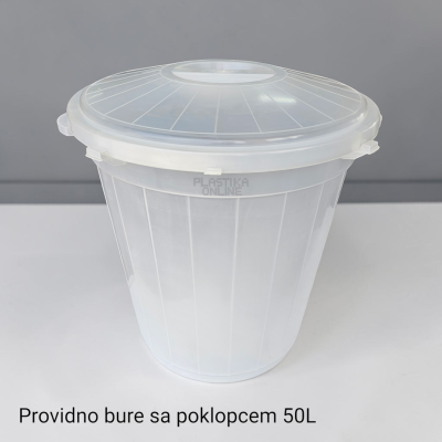 Providno plastićno bure sa poklopcem 50L
