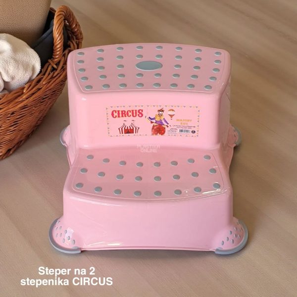 Steper na 2 stepenika roze