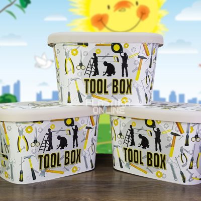 Kutije za odlaganje – Set od 3 ukrasne kutije set TOOL Box (3kom)