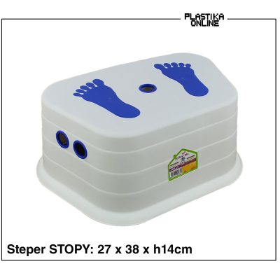 Steper STOPY svetlo belo / plavi