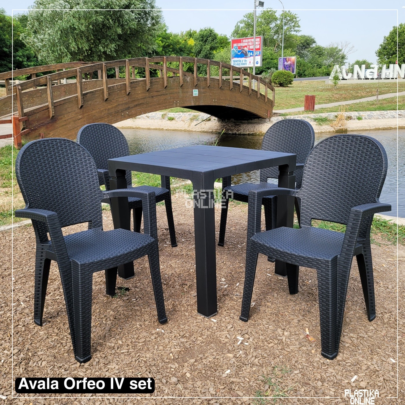 ORFEO IV Baštenski set (4 stolice AVALA i 1 sto ORFEO 80) - Slika 10