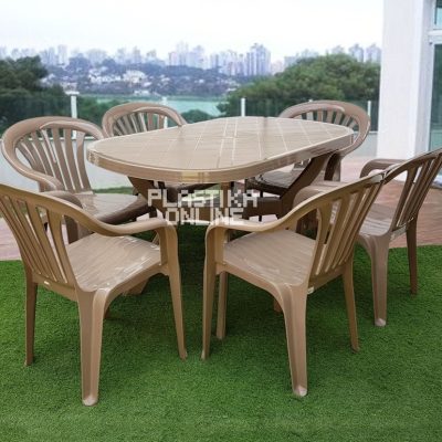 Baštenski Set CLASSIC 23. Sto Ovalni Classic 120x80cm I 6 Stolica Classic