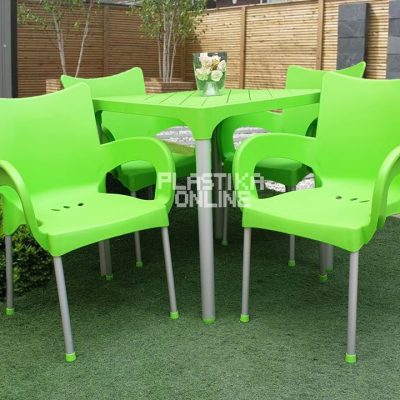 Baštenski set VIVO - sto 72x72 i 4 stolice SMART