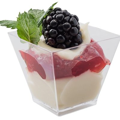 Plastična desertna čaša 210ml , plasticna desertna casa, casa za deserte , ketering čaša