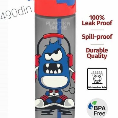 Flaša SPORT sa slamčicom 730ml